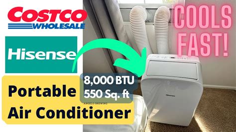 How to drain a Hisense 8000 BTU Dual Hose Portable Air。